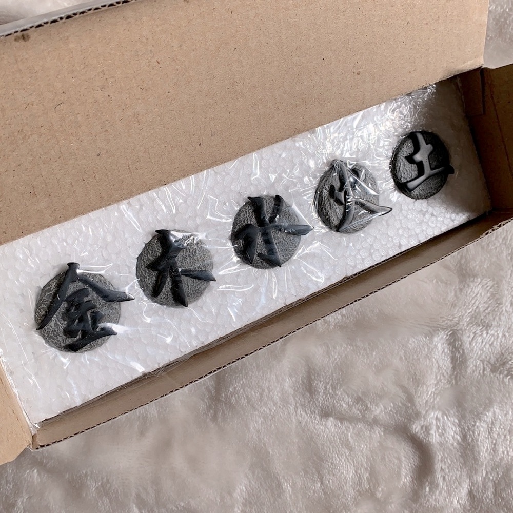 NWT Asian 5 Elements Candle Pins